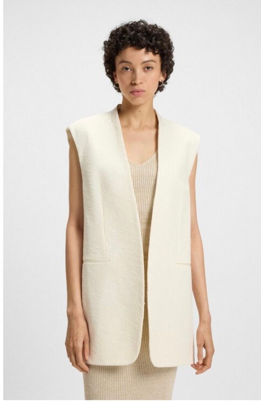 Boss Jasia Relaxed-Fit Sleeveless Blazer size women’s 8 (new no tags)